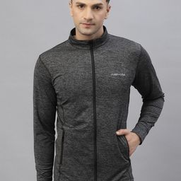 JUMP USA Training Men Black Rapid-Dry Solid Jackets-image-58