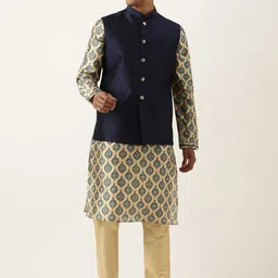 TheEthnic.Co Mandarin Collar Nehru Jackets-picture-49