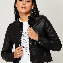 Ginger by Lifestyle Women Black Tailored Jacket-picture-24