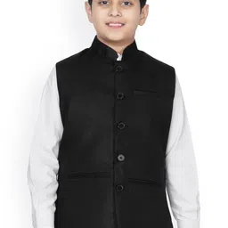 BAESD Boys Mandarin Collar Nehru Jacket-picture-57