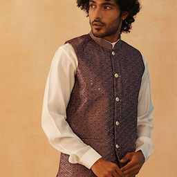 Jompers Embroidered With Sequin Nehru Jackets image 3