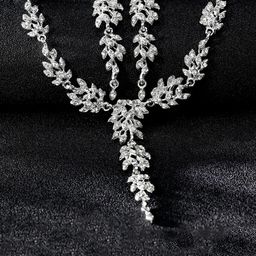 Yellow Chimes Silver-Plated & White Crystal Studded Choker Jewellery Set-15