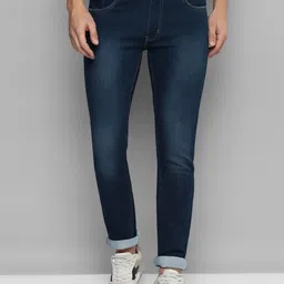 Allen Cooper Men Blue Slim Fit Low Distress Jeans-image-84