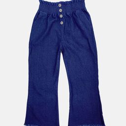 MANZON Girls Flared Cotton Jeans-image-3