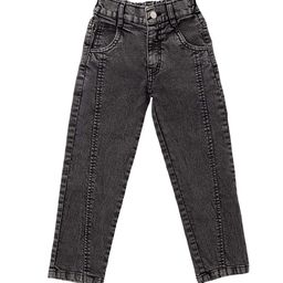 AMPED Girls Comfort Mom Fit Light Fade Jeans-image-27