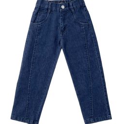 AMPED Girls Comfort Mom Fit Clean Look Cotton Jeans-image-26