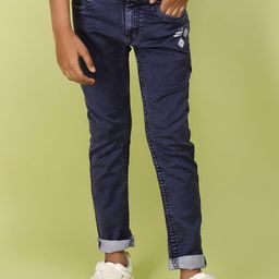 V-Mart Boys Mid-Rise Dark Shade Clean Look Jeans-image-58