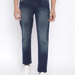 Cantabil Men Regular Fit Heavy Fade Casual Cropped Non Stretchable Cotton Jeans-image-98