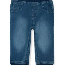 GJ baby Girls Blue Jogger Clean Look Low-Rise Cotton Jeans-picture-40