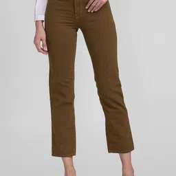 SPYKAR Women Khaki Straight Fit Jeans-picture-17