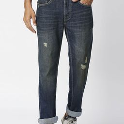 Pepe Jeans Men Low Distress Light Fade Cotton Jeans-image-60