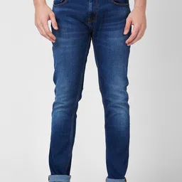 SPYKAR Men Slim Fit Low-Rise Light Fade Cotton Jeans-picture-36