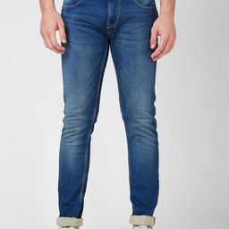 SPYKAR Men Slim Fit Low-Rise Heavy Fade Cotton Jeans-image-119