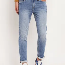 CAMLA Men Heavy Fade Clean Look Cotton Jeans-image-78