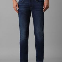 Louis Philippe Jeans Men Slim Fit Heavy Fade Jeans-image-86