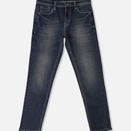Allen Solly Junior Boys Mid Rise Slim Fit Heavy Fade Jeans-picture-20