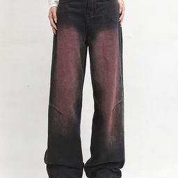 LULU & SKY Women Wide Leg Clean Look Heavy Fade Jeans-image-27