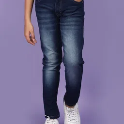 V-Mart Boys Mid-Rise Heavy Fade Jeans-image-10