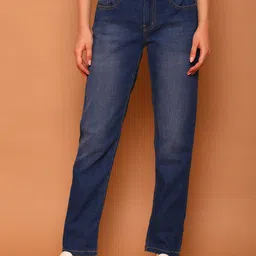 Mast & Harbour Women Straight Fit Heavy Fade Jeans-picture-26