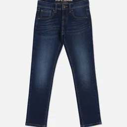 Pepe Jeans Boys Clean Look Mid-Rise Slim Fit Heavy Fade Stretchable Jeans-image-56