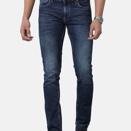 Voi Jeans Men Blue Skinny Fit Heavy Fade Jeans-image-28