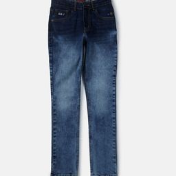 Gini and Jony Boys Blue Heavy Fade Jeans-image-85