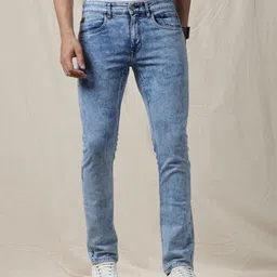 WROGN Men Clean Look Slim Fit Heavy Fade Cotton Jeans-picture-41