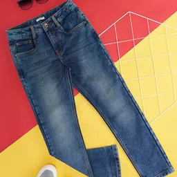 Pantaloons Junior Boys Slim Fit Mid-Rise Clean Look Stretchable Jeans-picture-30