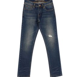 Pepe Jeans Boys Relaxed Fit Mildly Distressed Heavy Fade Cotton Jeans-image-3