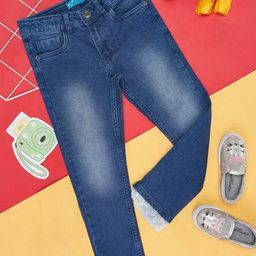 YU by Pantaloons Girls Clean Look Heavy Fade Whiskers Stretchable Jeans-image-58