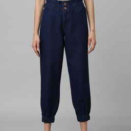 ONLY Women High-Rise Cropped Stretchable Jogger Jeans-picture-32