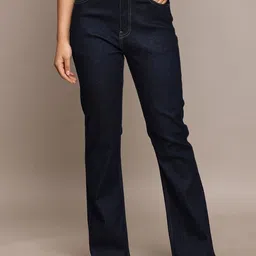 French Connection Women Smart Bootcut High-Rise Stretchable Jeans-image-11