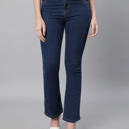 Global Republic Women Comfort Bootcut High-Rise Stretchable Jeans-image-93