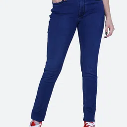 FCK-3 Women Hottie High-Rise Knitted Clean Look Stretchable Jeans-picture-10