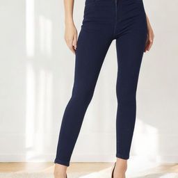 Miss Chase Neon Lights Women Skinny Fit High-Rise Stretchable Jeans-image-69