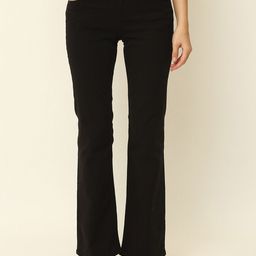 NoBarr Women Black Cotton Stretchable Jeans-image-5