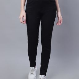 Cantabil Women Mid-Rise Stretchable Cotton Jeans-picture-0