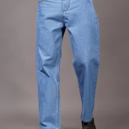 ZAYSH Men Stretchable Baggy Mid-Rise Jeans-picture-33