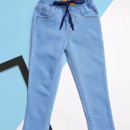 A-Okay Boys Slim Fit High-Rise Clean Look Acid Wash Stretchable Jeans-image-83