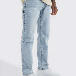 boohooMAN Men Cotton Relaxed Fit Light Fade Non-Stretchable Jeans-image-29