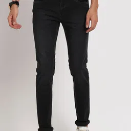 Turtle Men Narrow Tapered Fit Stretchable Jeans-image-20