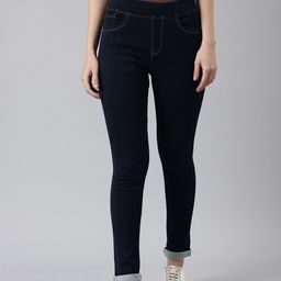 SHOWOFF Jean Cuffed Hem Skinny Fit Mid-Rise Clean Look Cotton Stretchable  Jean-picture-21