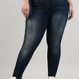 Instafab Plus Women Comfort Slash Knee Stretchable Jeans-picture-22