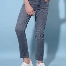 Crimsoune Club Boys Slim Fit Clean Look Stretchable Jeans-image-83