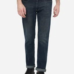 JADE BLUE Men Clean Look Straight Fit Stretchable Jeans-picture-40