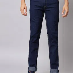 STUDIO NEXX Men Regular Fit Mid-Rise Clean Look Stretchable Jeans-image-30