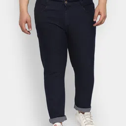 Urbano Plus Men Blue Stretchable Jeans-image-29