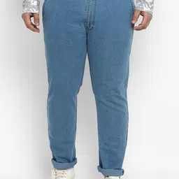 Urbano Plus Men Blue Stretchable Jeans-image-41