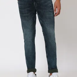 Mufti Men Mid-Rise Heavy Fade Skinny Fit Stretchable Jeans-picture-44