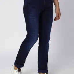 Mufti Men Clean Look Mid Rise Light Fade Whiskers Stretchable Jeans-image-32